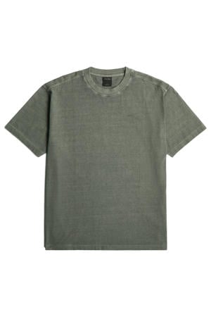 relaxed T-shirt grijsgroen