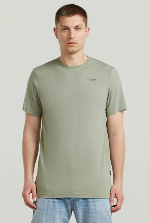 slim T-shirt groen