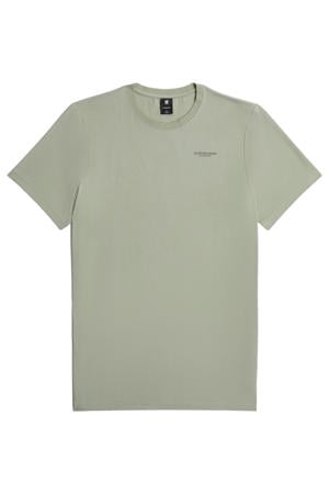 slim T-shirt groen