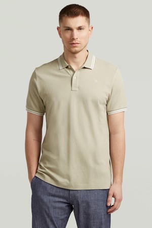 slim polo beige