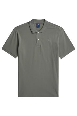 slim polo groen