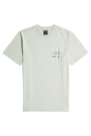 regular fit T-shirt met print - lichtgroen