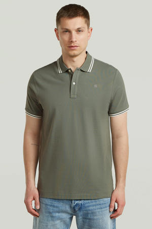 slim polo groen