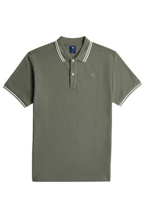 slim polo groen