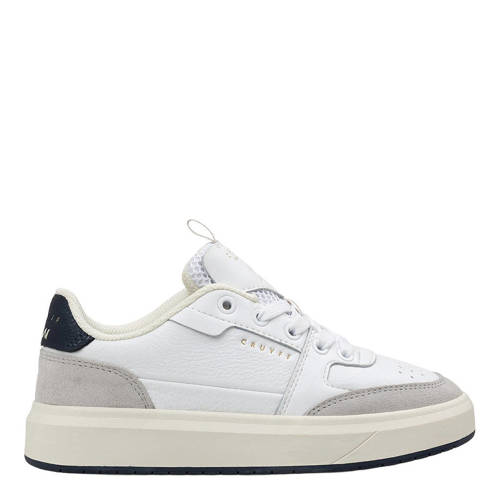Cruyff leren sneakers wit/grijs