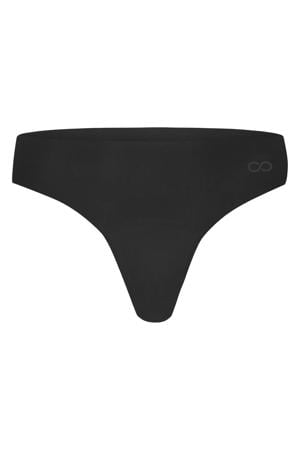 licht absorberende seamless menstruatiestring zwart