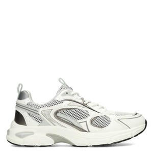 Dex leren sneakers grijs/wit