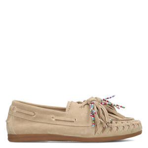 Iris suède bootschoenen beige
