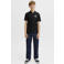 JACK & JONES JUNIOR polo met print - zwart
