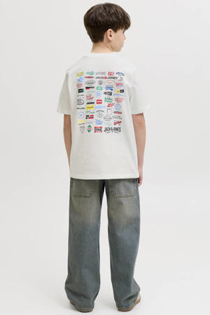 T-shirt met backprint - wit
