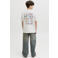 JACK & JONES JUNIOR T-shirt met backprint - wit
