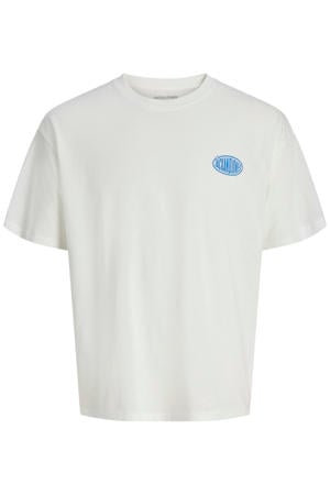 T-shirt met backprint - wit