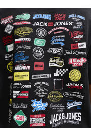 thumbnail: JACK & JONES JUNIOR T-shirt met backprint - zwart
