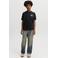 JACK & JONES JUNIOR T-shirt met backprint - zwart