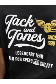 thumbnail: JACK & JONES JUNIOR T-shirt met backprint - zwart