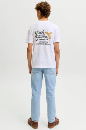 T-shirt met backprint - wit