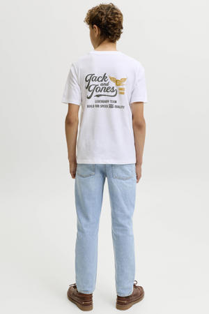 T-shirt met backprint - wit