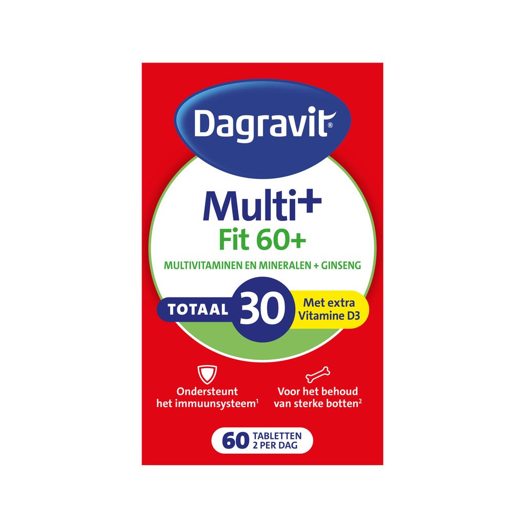 Dagravit Totaal 30 Vitaal 60+ - 60 tabletten
