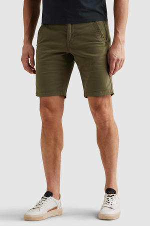 regular chino short donkergroen