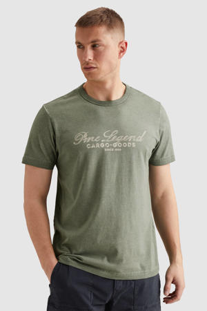 regular T-shirt groen