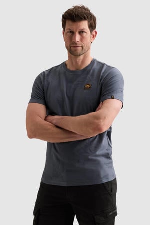 regular T-shirt blauw