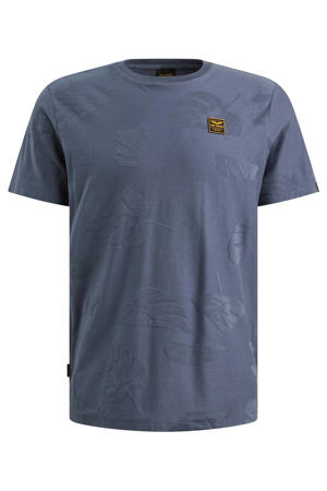regular T-shirt blauw