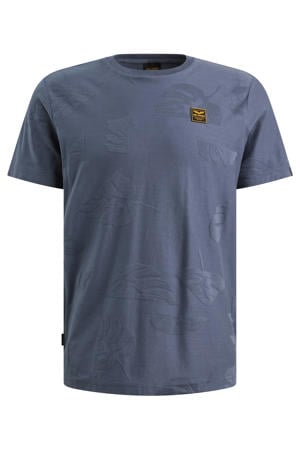regular T-shirt blauw