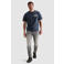 PME Legend regular fit T-shirt met backprint - donkerblauw