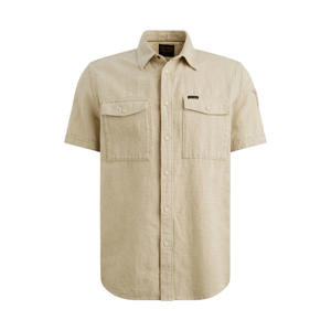 regular casual overhemd beige