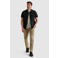 PME Legend regular fit overhemd met linnen - antraciet