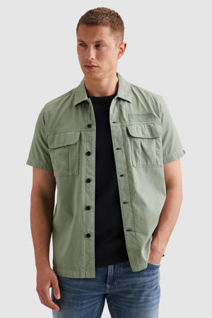 regular casual overhemd groen