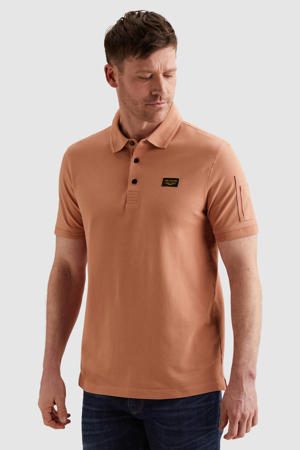 regular polo donker oranje