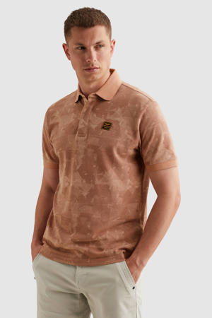 regular polo donker oranje