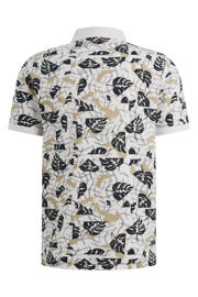 thumbnail: Witte heren PME Legend regular polo van katoen met korte mouwen