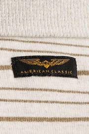 thumbnail: PME Legend regular fit gestreepte polo - ecru