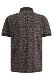 thumbnail: PME Legend regular fit polo met print - donkerbruin