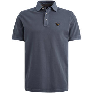 regular polo grijsblauw
