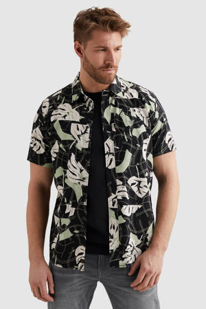 regular casual overhemd zwart