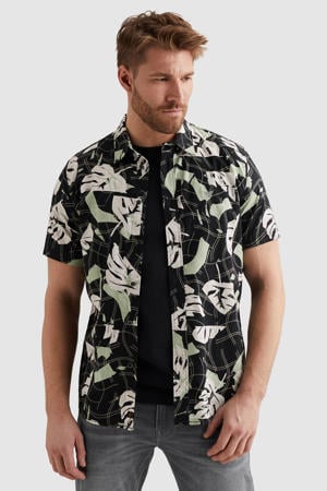 regular casual overhemd zwart