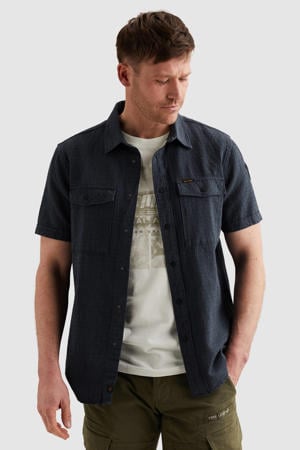 regular casual overhemd antraciet
