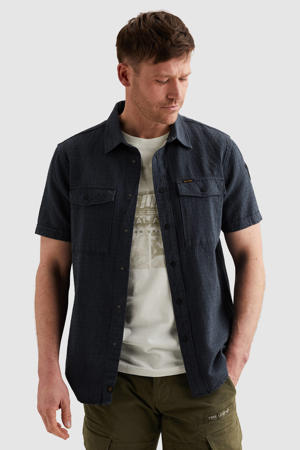 regular casual overhemd antraciet