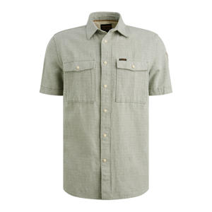 regular casual overhemd beige