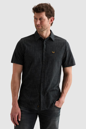 regular casual overhemd antraciet