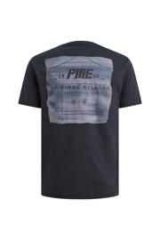 thumbnail: PME Legend regular T-shirt met backprint antraciet