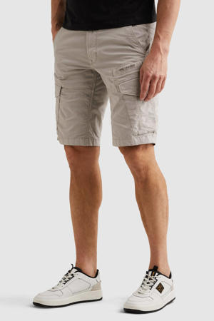 tapered cargo short lichtgrijs