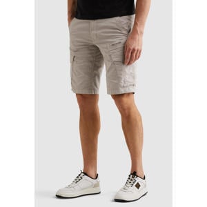 tapered cargo short lichtgrijs