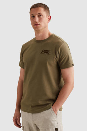 regular T-shirt groen