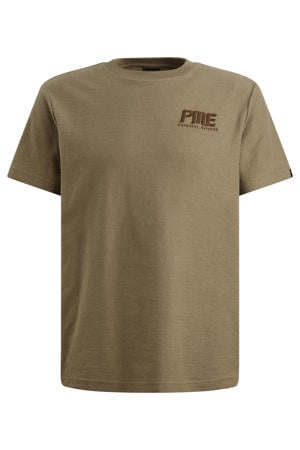 regular T-shirt groen