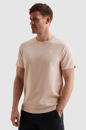 regular T-shirt fijn gebreid lichtroze
