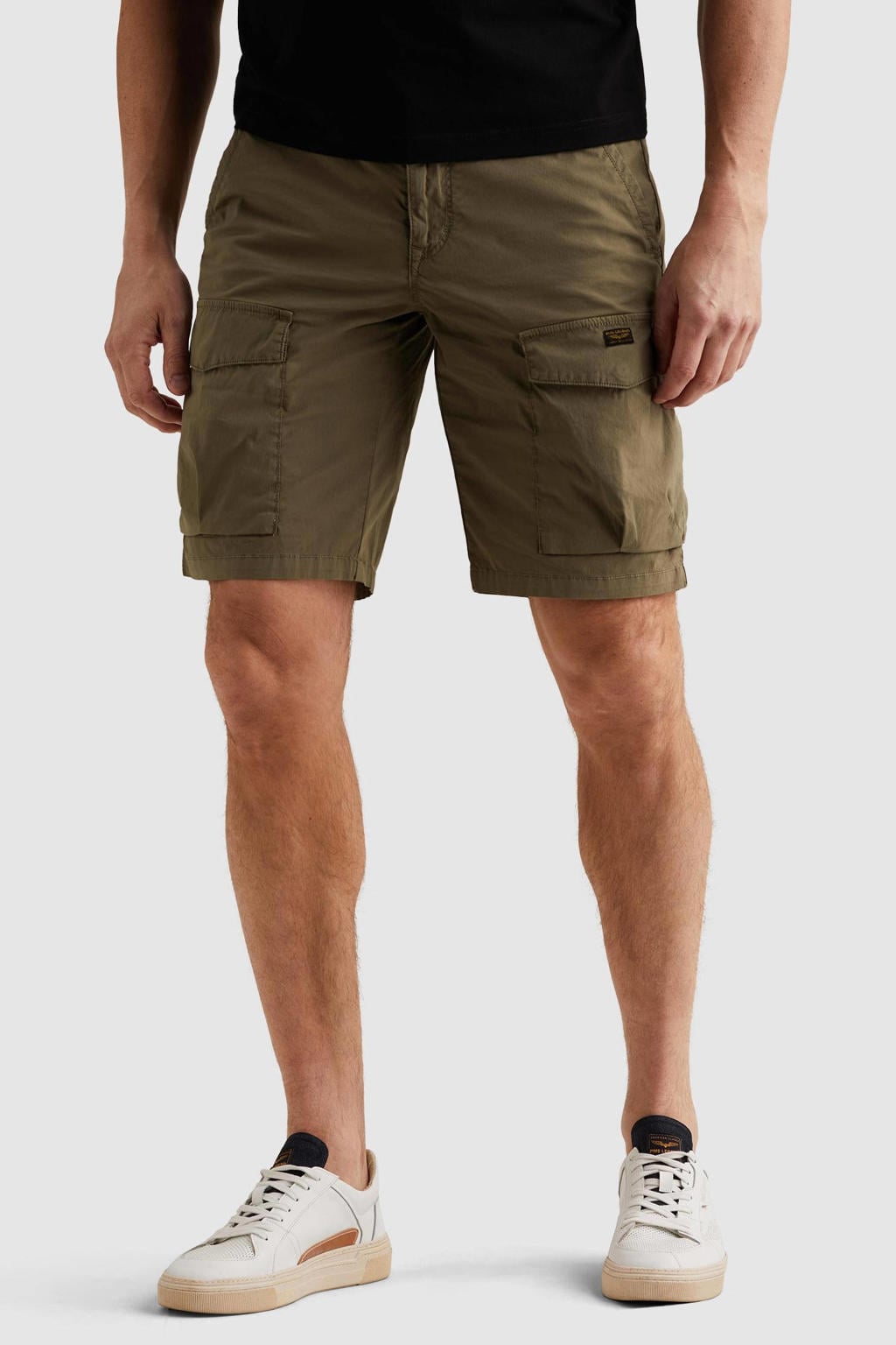PME Legend relaxed cargo short donkergroen